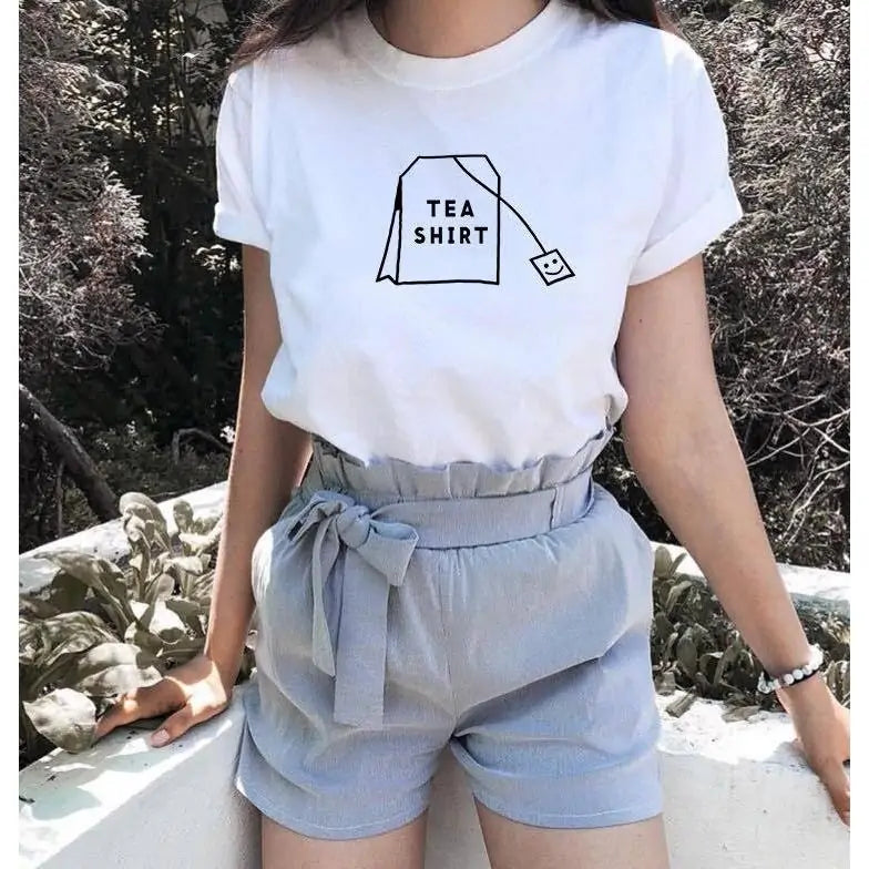 Funny 'Tea Shirt' Printed T-Shirt