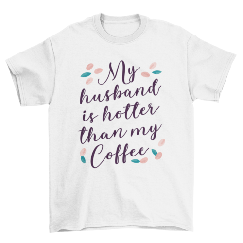 Husband coffee t-shirt