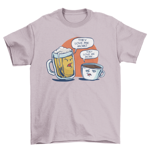 Beer Vs Coffee T-shirt