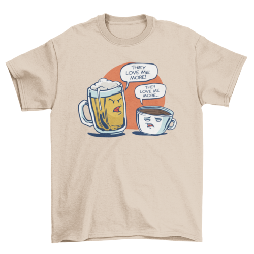 Beer Vs Coffee T-shirt