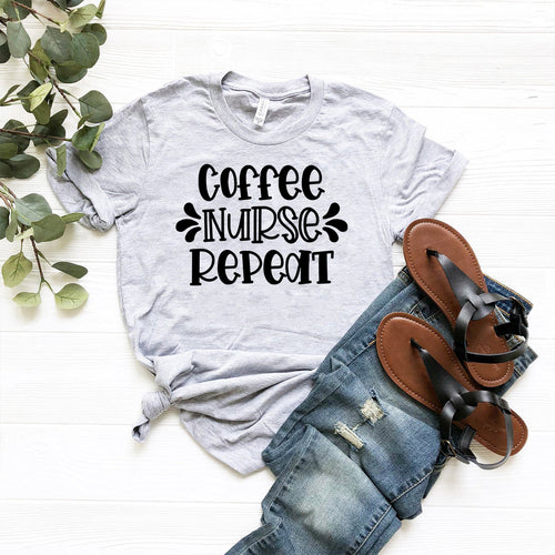 Coffee Nurse Repeat Shirt