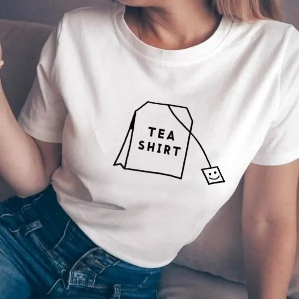 Funny 'Tea Shirt' Printed T-Shirt